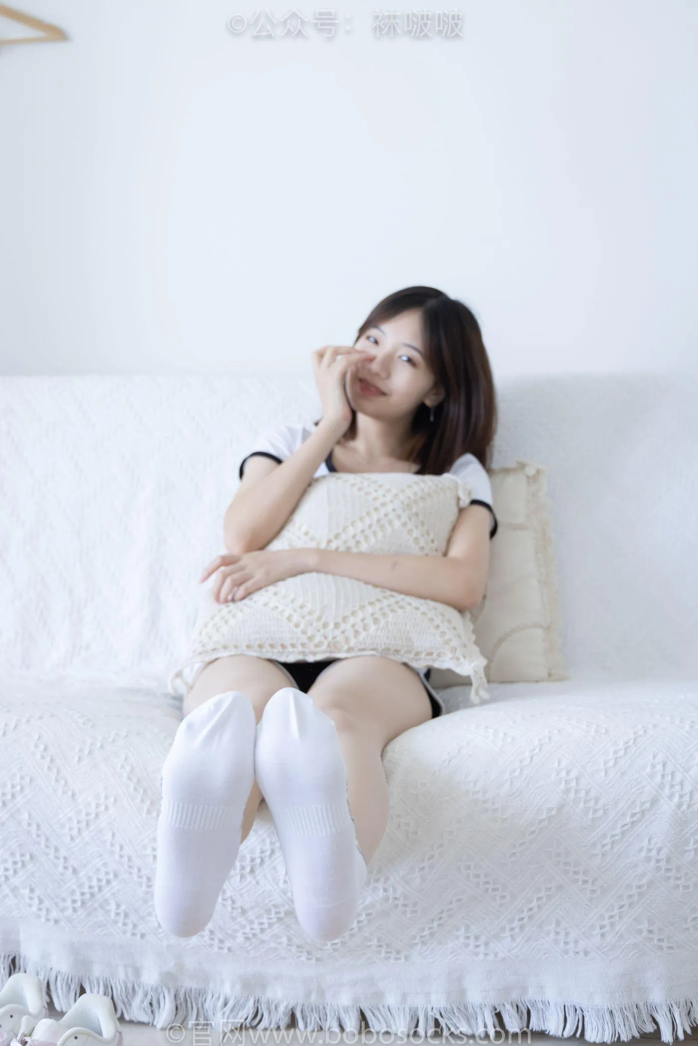 [BoBoSocks袜啵啵]NO.026 小甜豆-体操服、空军一号、白棉袜、肉丝 [149P]插图